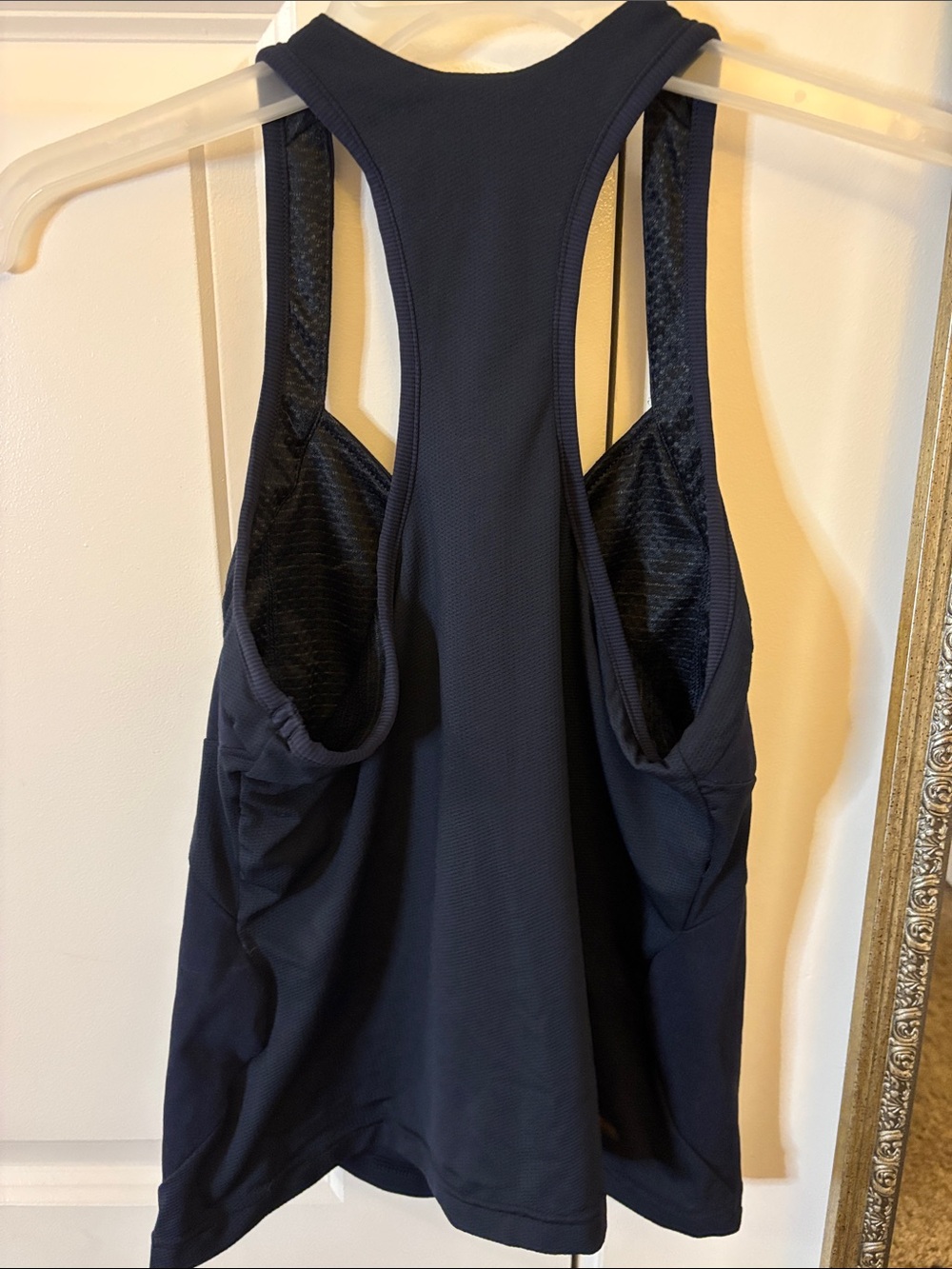 Adidas Navy Racerback Tank Top - Picture 2 of 2